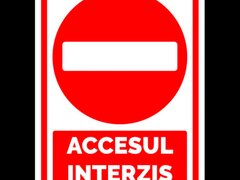 Indicator pentru accesul interzis